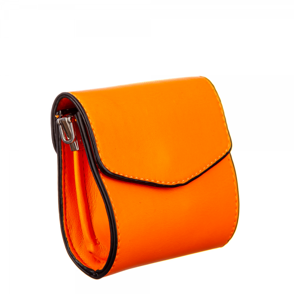 Γυναικεία τσάντα Fripa πορτοκάλι νέον, 2 - Kalapod.gr